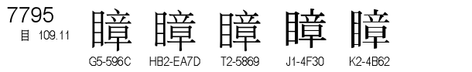U+7795